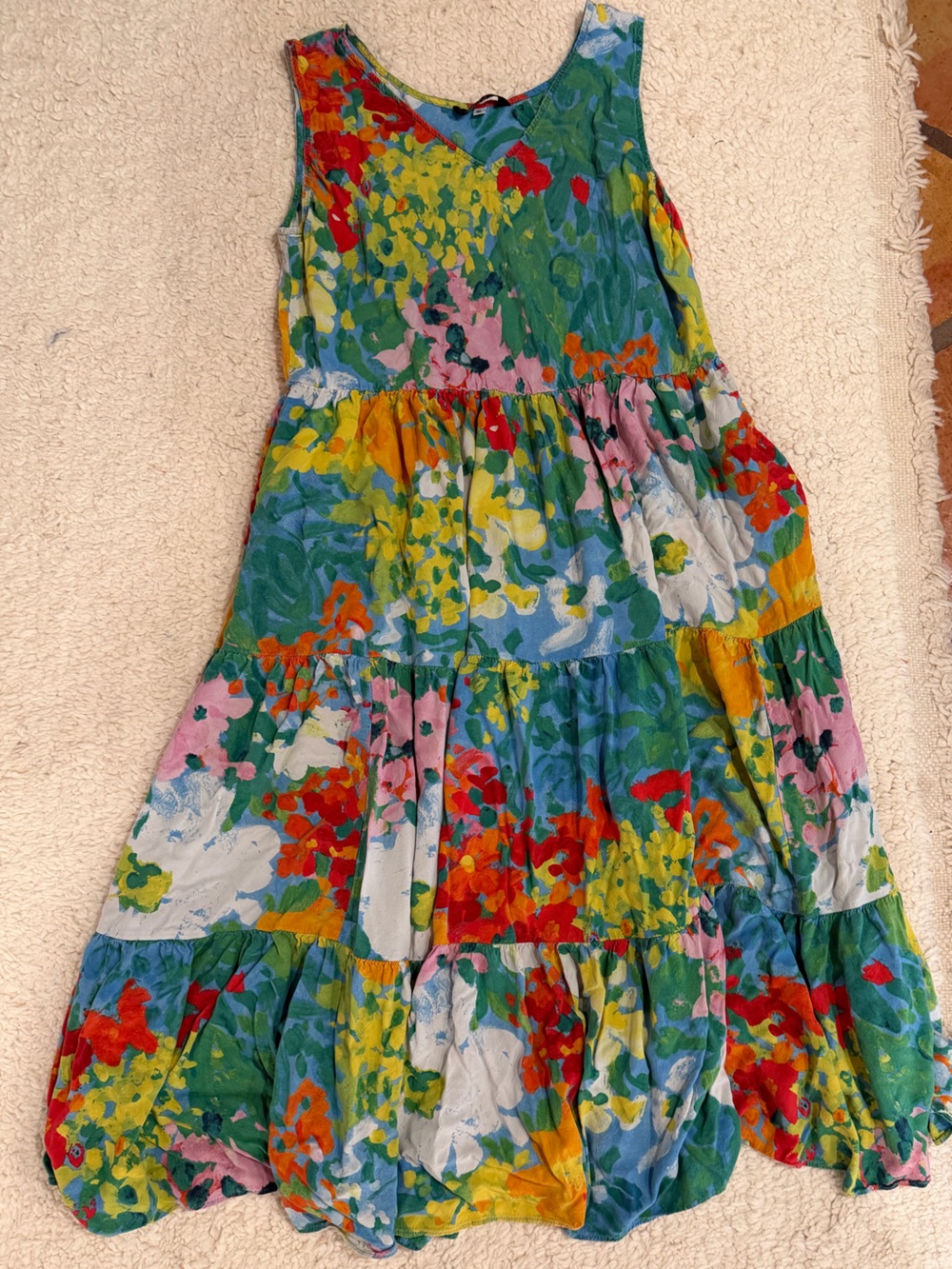 Jams world - Floral Janice dress with pockets, XL